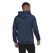 adidas Hoodie Aeroready Game and Go Big Logo Hoodie navy blue Men